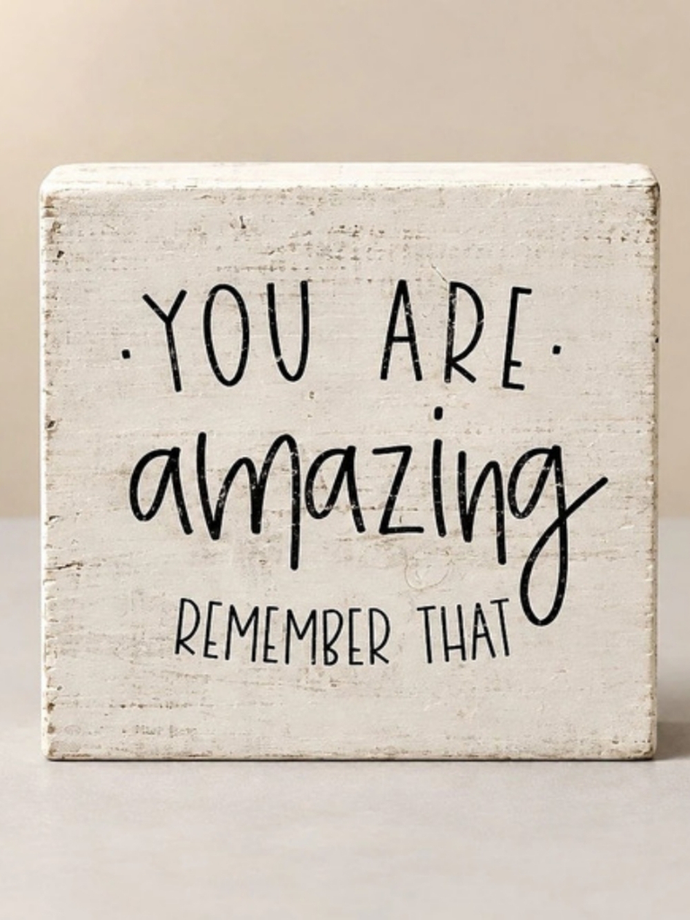 Simply Said Inc. Small Talk Sign - You Are Amazing, Remember That. Small Talk